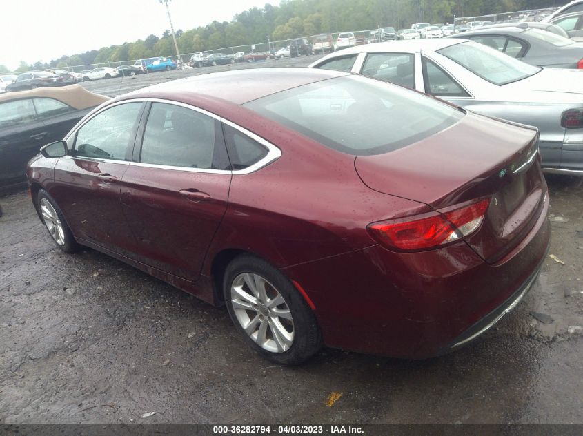 2015 CHRYSLER 200 LIMITED - 1C3CCCAB0FN574507