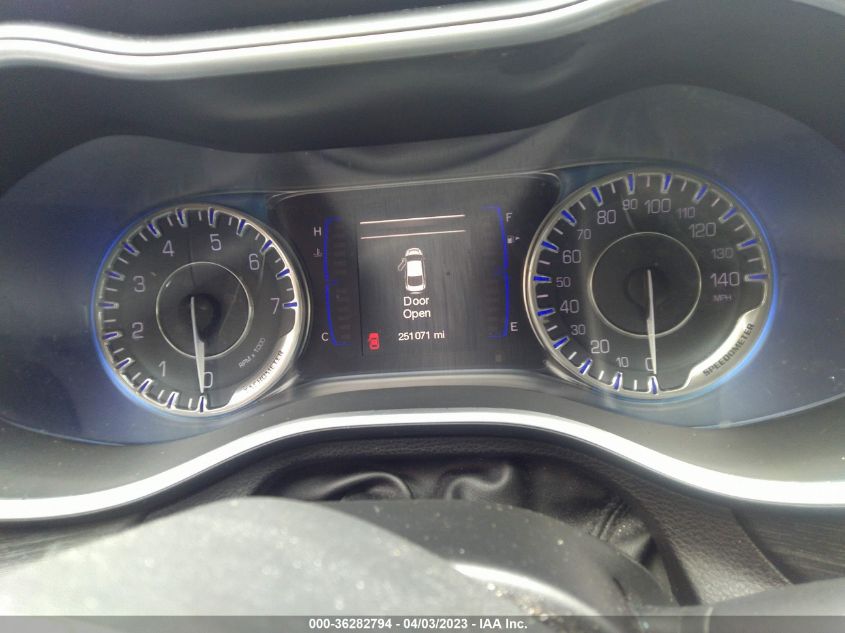 2015 CHRYSLER 200 LIMITED - 1C3CCCAB0FN574507