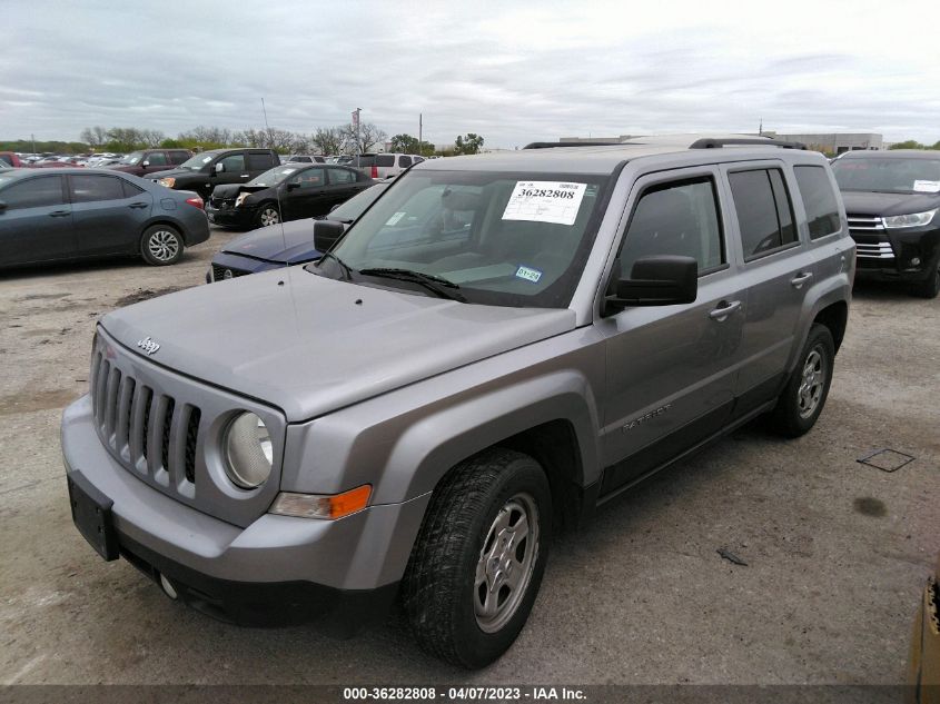 2016 JEEP PATRIOT SPORT - 1C4NJPBA4GD693417