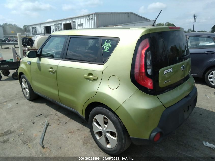 2015 KIA SOUL BASE - KNDJN2A2XF7811385