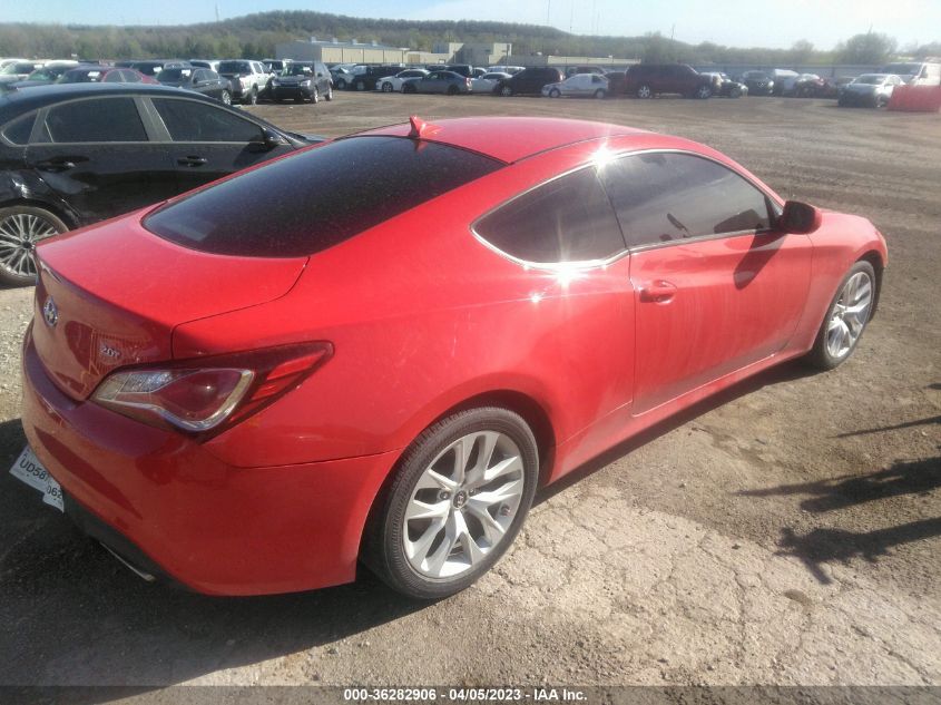 2013 HYUNDAI GENESIS COUPE 2.0T KMHHT6KD0DU107623