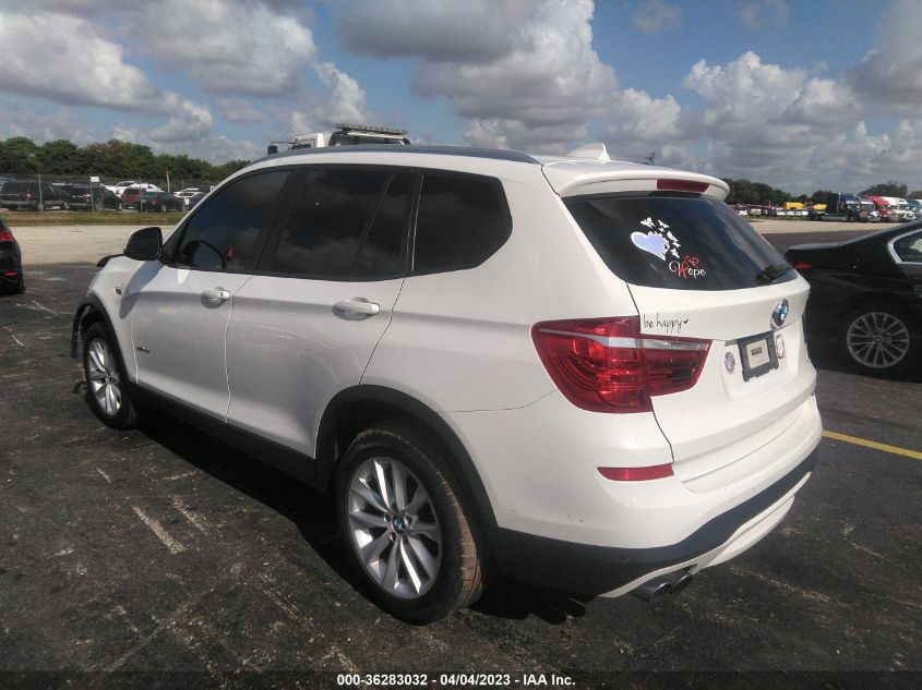 2017 BMW X3 SDRIVE28I - 5UXWZ7C36H0V86972