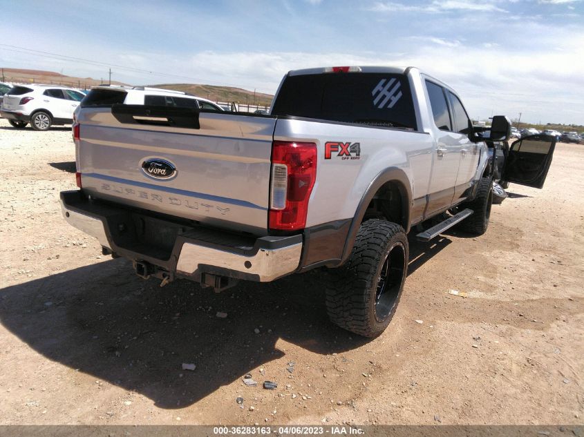 2017 FORD SUPER DUTY F-250 SRW LARIAT/PLATINUM - 1FT7W2BT3HED31184