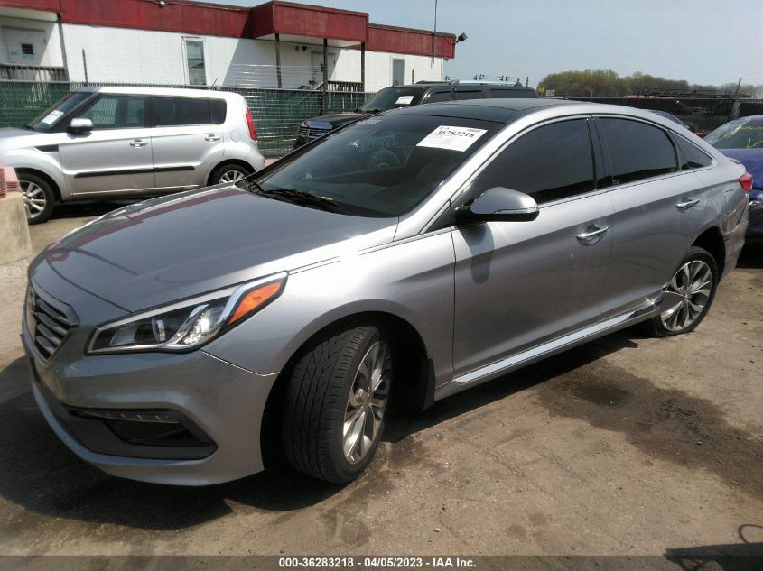 2015 HYUNDAI SONATA 2.0T LIMITED - 5NPE34AB1FH132331