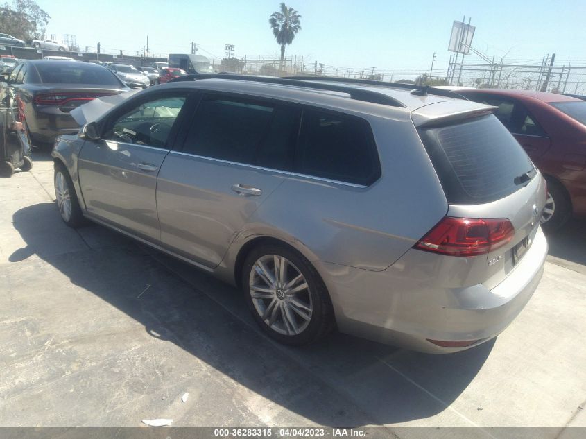 2015 VOLKSWAGEN GOLF SPORTWAGEN TDI SE - 3VWCA7AU7FM518582