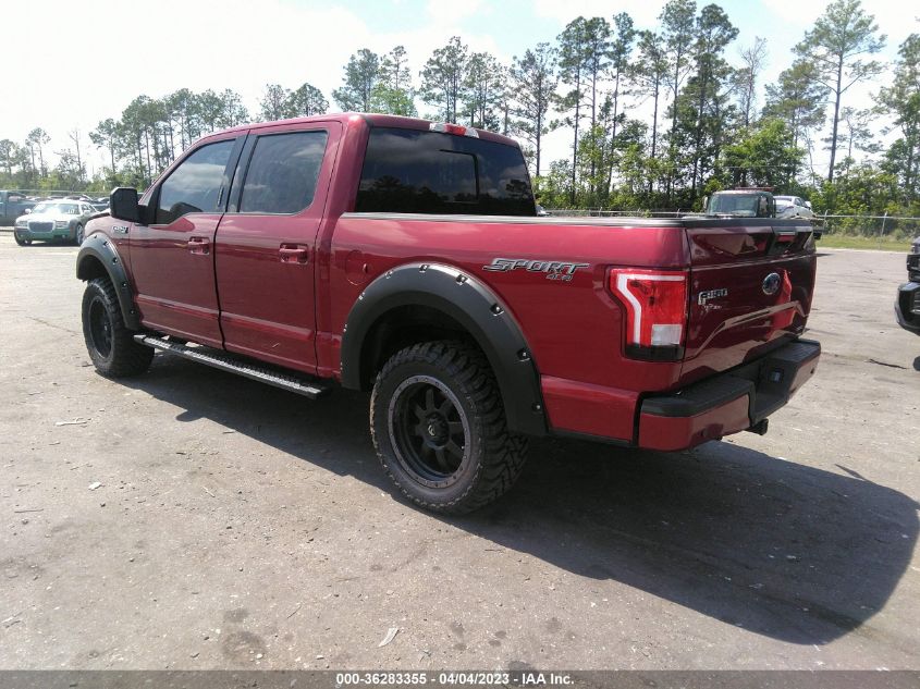 2016 FORD F-150 XLT/XL/LARIAT/PLATINUM - 1FTEW1EF5GFA93015