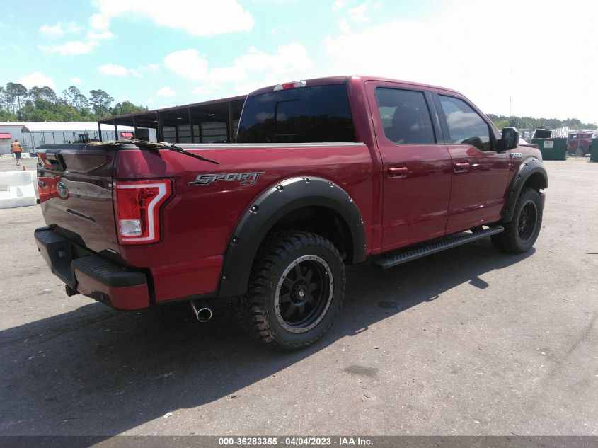 2016 FORD F-150 XLT/XL/LARIAT/PLATINUM - 1FTEW1EF5GFA93015