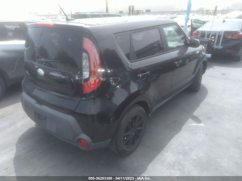 2014 KIA SOUL BASE - KNDJN2A27E7017720