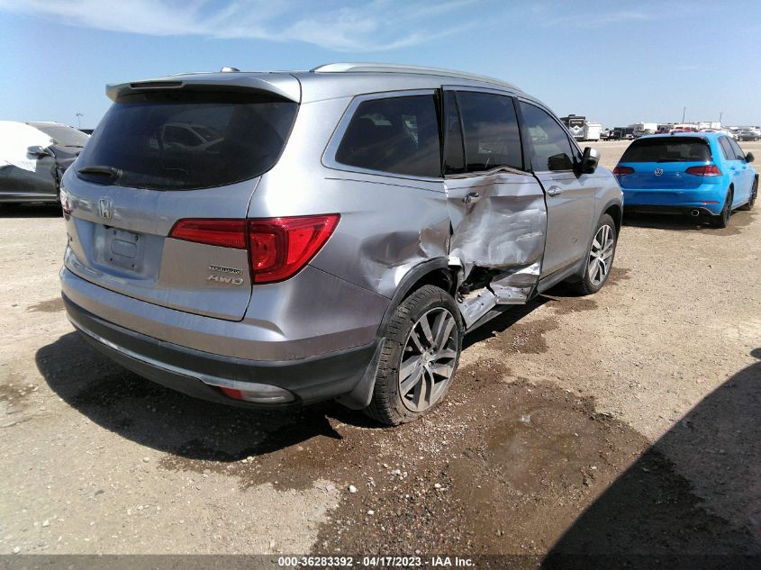2016 HONDA PILOT TOURING - 5FNYF6H90GB076384