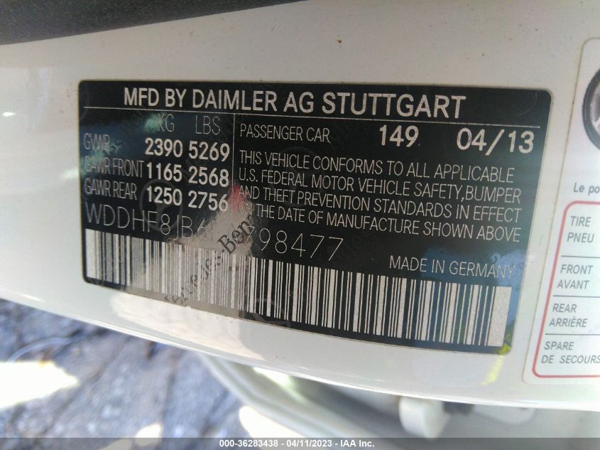 2014 MERCEDES-BENZ E-CLASS E 350 - WDDHF8JB6EA798477
