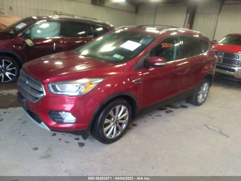 2017 FORD ESCAPE TITANIUM - 1FMCU9JD1HUC36972