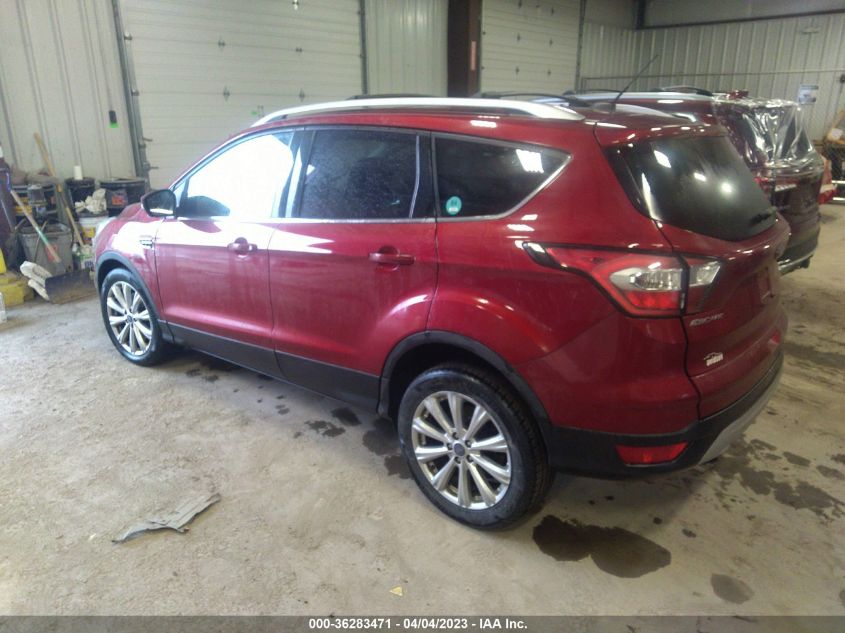 2017 FORD ESCAPE TITANIUM - 1FMCU9JD1HUC36972