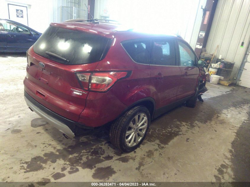 2017 FORD ESCAPE TITANIUM - 1FMCU9JD1HUC36972