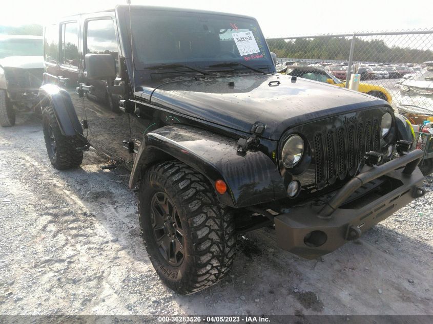 2014 JEEP WRANGLER UNLIMITED SAHARA - 1C4BJWEG5EL272709