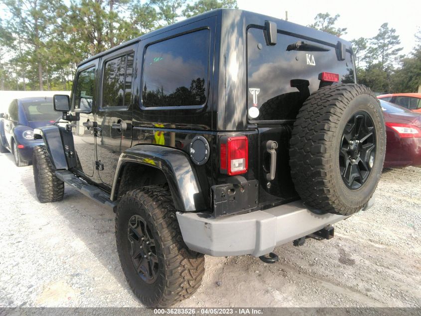 2014 JEEP WRANGLER UNLIMITED SAHARA - 1C4BJWEG5EL272709