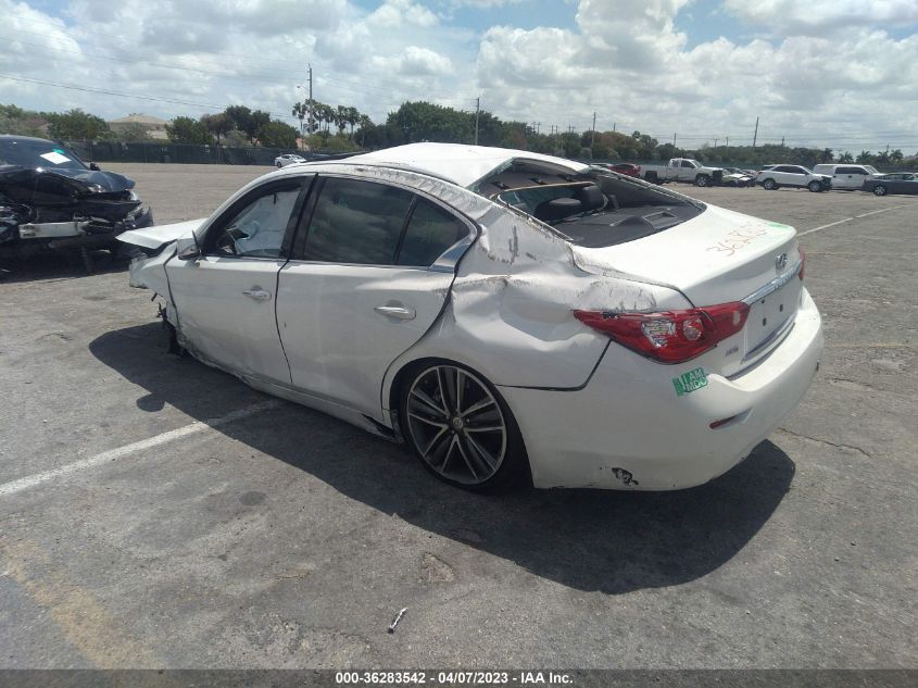2014 INFINITI Q50 SPORT - JN1BV7AR2EM699103