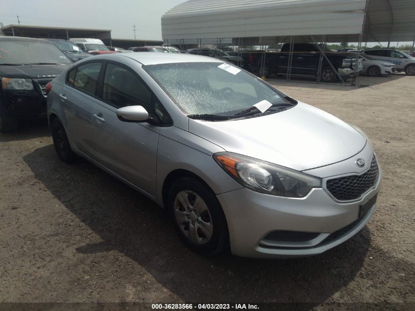 2014 KIA FORTE LX - KNAFK4A64E5162896