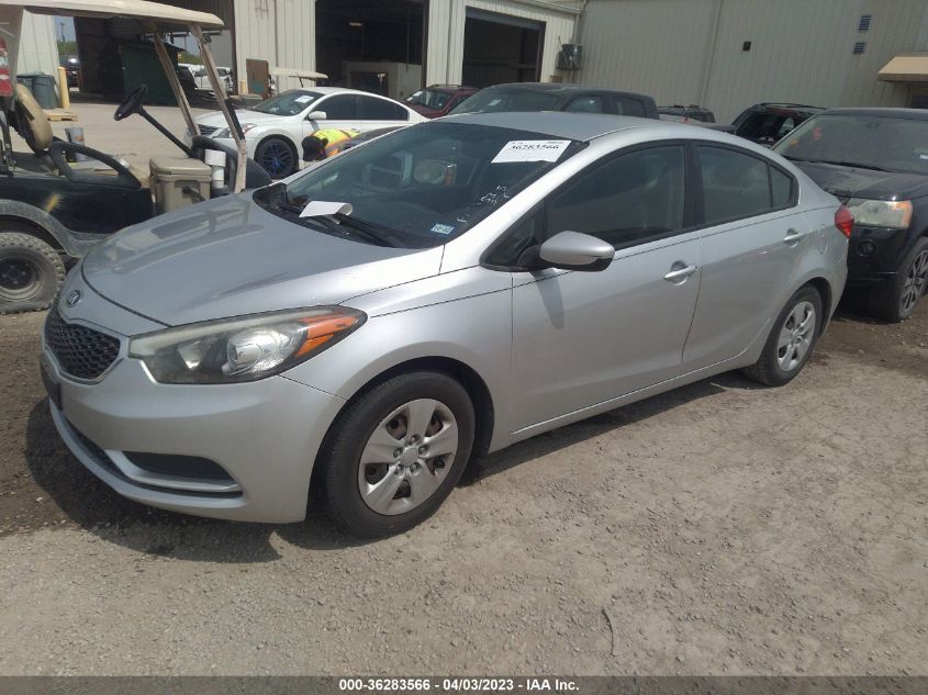 2014 KIA FORTE LX - KNAFK4A64E5162896
