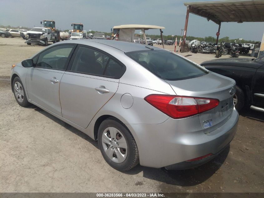 2014 KIA FORTE LX - KNAFK4A64E5162896