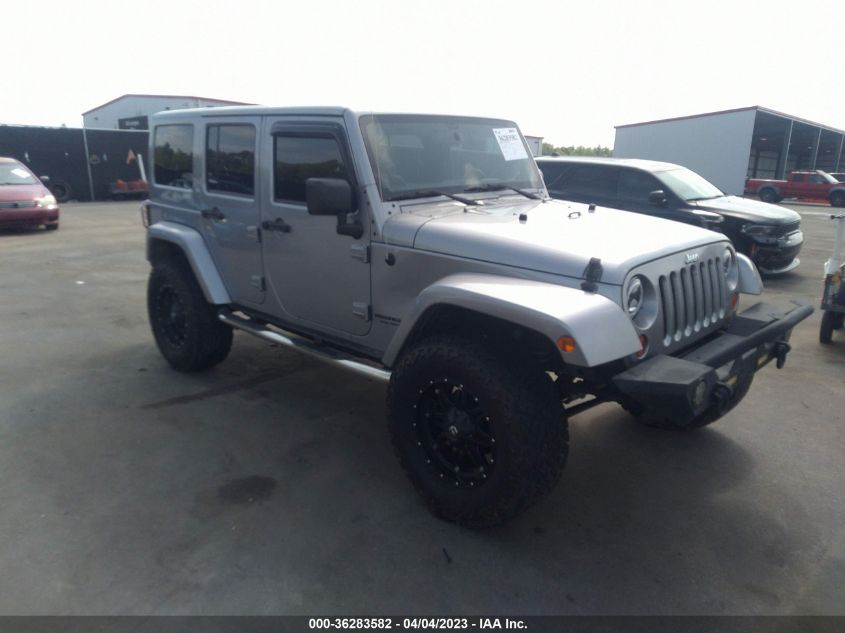 2013 JEEP WRANGLER UNLIMITED SAHARA - 1C4HJWEG8DL641037