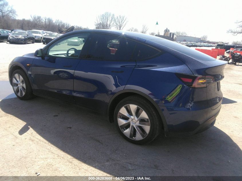 2022 TESLA MODEL Y LONG RANGE - 7SAYGDEE6NA007196