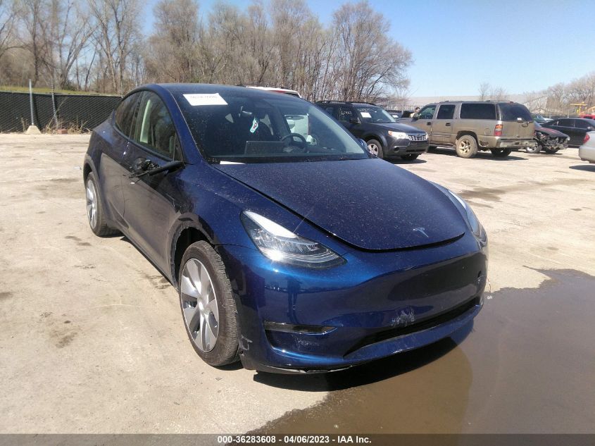 2022 TESLA MODEL Y LONG RANGE - 7SAYGDEE6NA007196