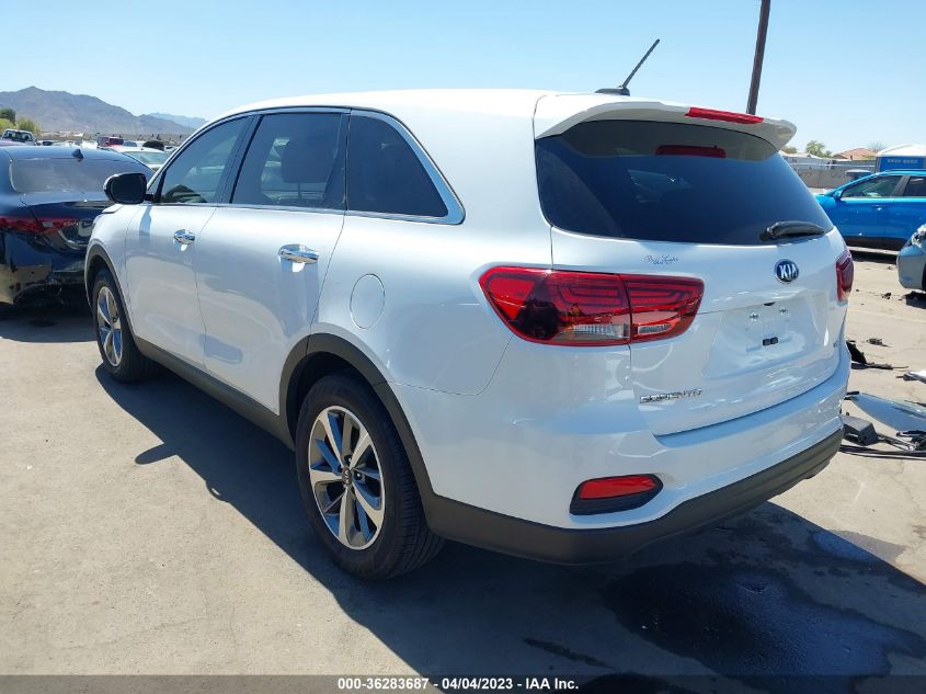 2020 KIA SORENTO LX V6 - 5XYPG4A57LG612531