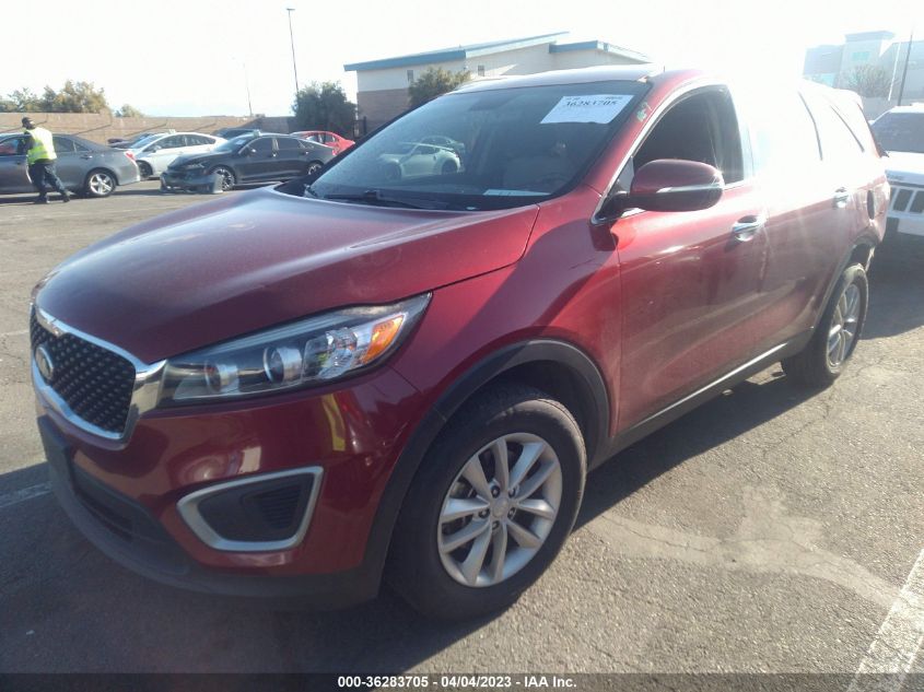 2018 KIA SORENTO LX - 5XYPG4A38JG346383