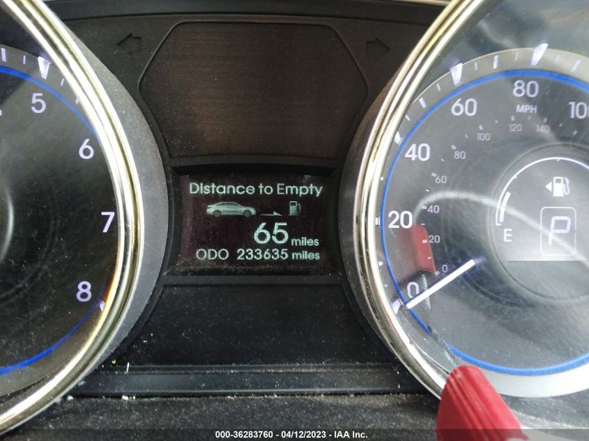 2013 HYUNDAI SONATA GLS PZEV - 5NPEB4AC3DH678167