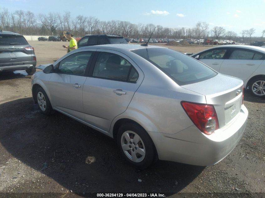 2013 CHEVROLET SONIC LS - 1G1JA5SH4D4213221
