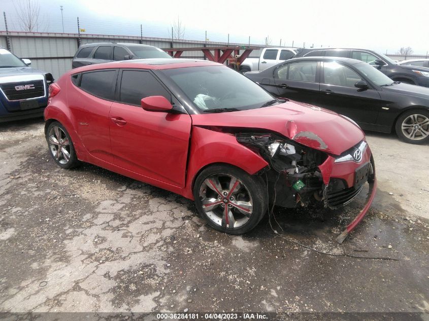 2016 HYUNDAI VELOSTER - KMHTC6AD8GU256099