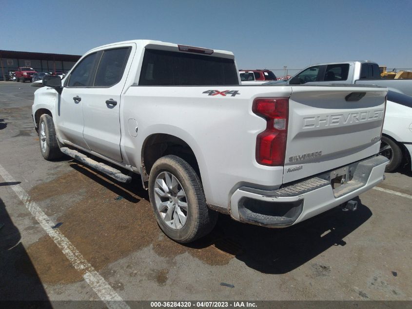 2021 CHEVROLET SILVERADO 1500 CUSTOM - 1GCPYBEK7MZ389489