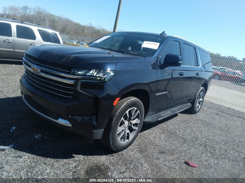 2021 CHEVROLET SUBURBAN LT - 1GNSKCKD5MR335249