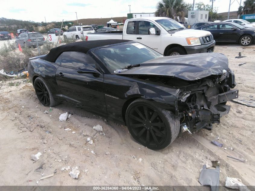 2015 CHEVROLET CAMARO LT - 2G1FD3D3XF9138785