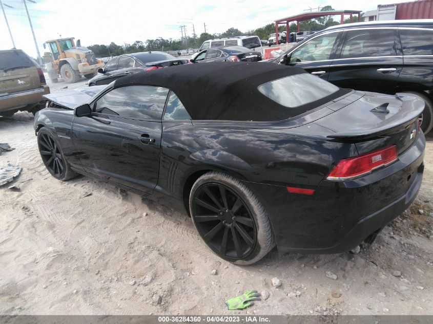 2015 CHEVROLET CAMARO LT - 2G1FD3D3XF9138785