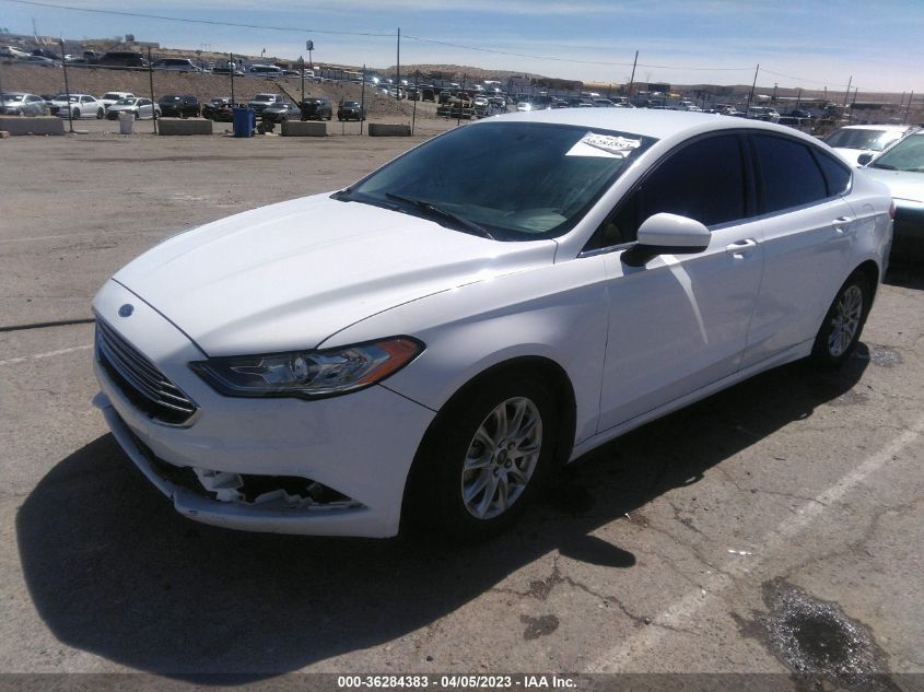 2018 FORD FUSION S - 3FA6P0G70JR110899