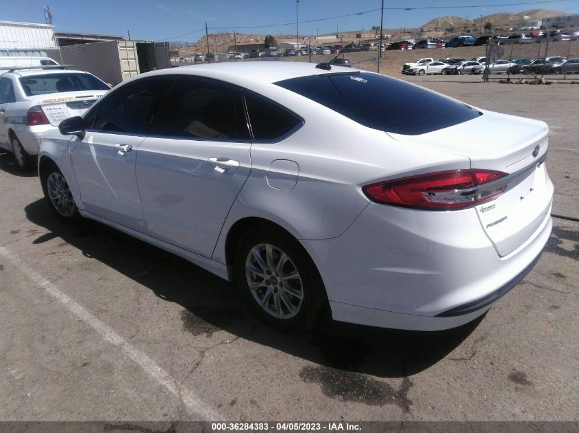 2018 FORD FUSION S - 3FA6P0G70JR110899