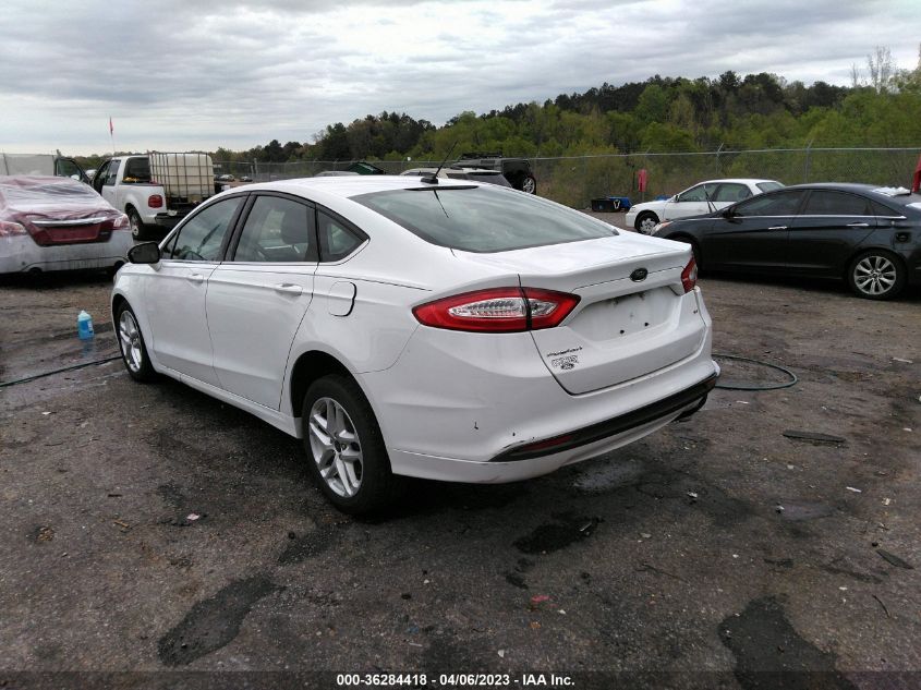 2016 FORD FUSION SE - 3FA6P0H79GR325737