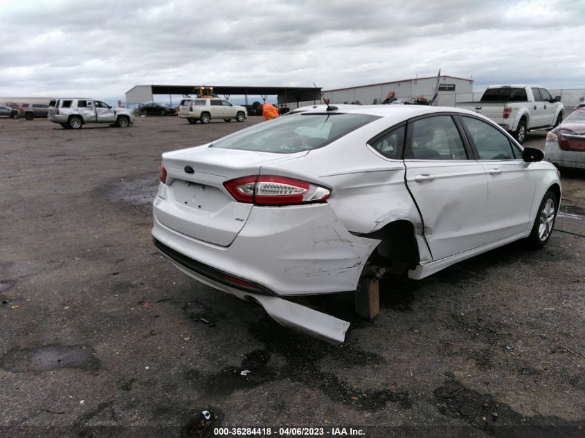 2016 FORD FUSION SE - 3FA6P0H79GR325737