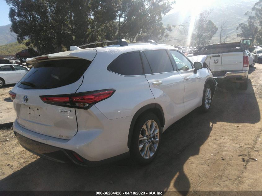 2020 TOYOTA HIGHLANDER HYBRID LIMITED - 5TDYARAH2LS001211