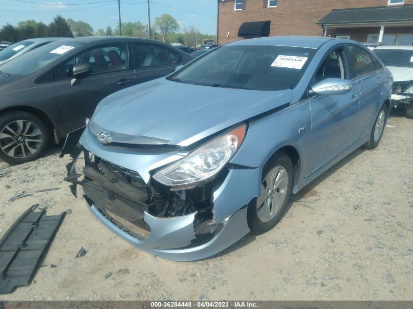 2013 HYUNDAI SONATA HYBRID - KMHEC4A44DA070957
