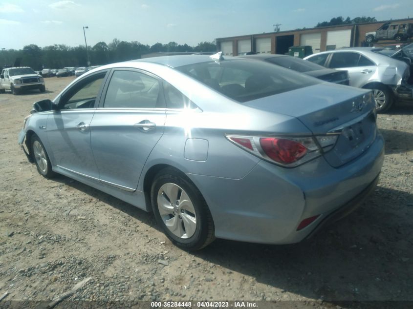 2013 HYUNDAI SONATA HYBRID - KMHEC4A44DA070957