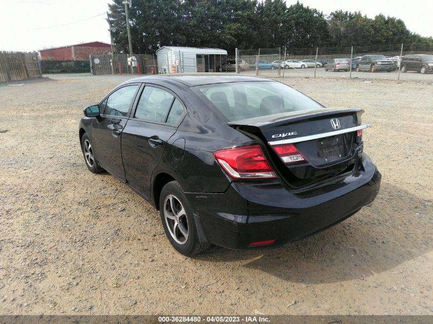 2015 HONDA CIVIC SEDAN SE - 2HGFB2F70FH549661