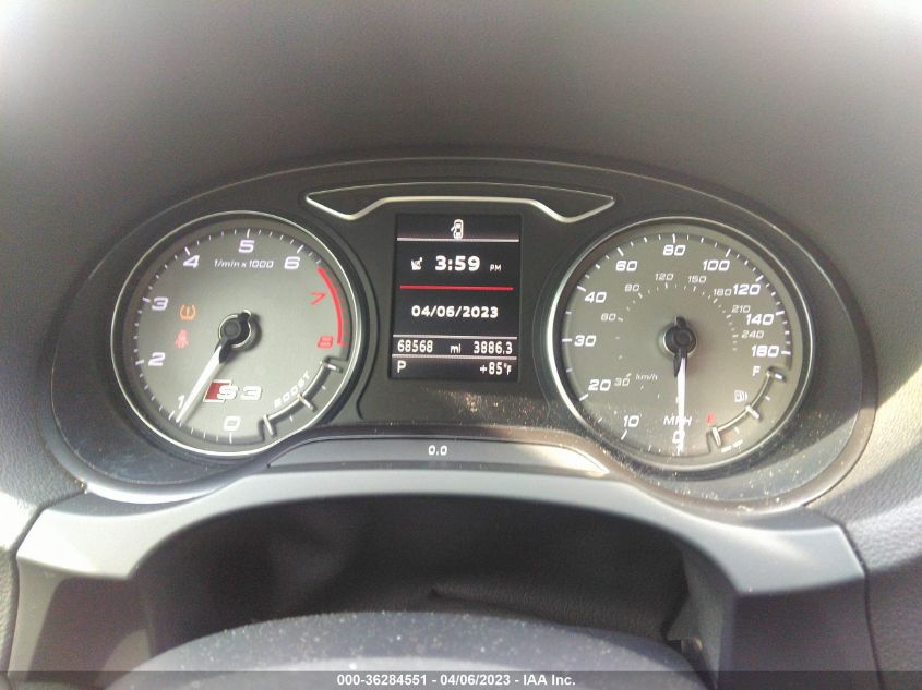 2015 AUDI S3 2.0T PRESTIGE WAUFFGFF3F1126009