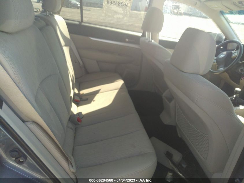 2013 SUBARU OUTBACK 2.5I PREMIUM - 4S4BRBCC4D1306534