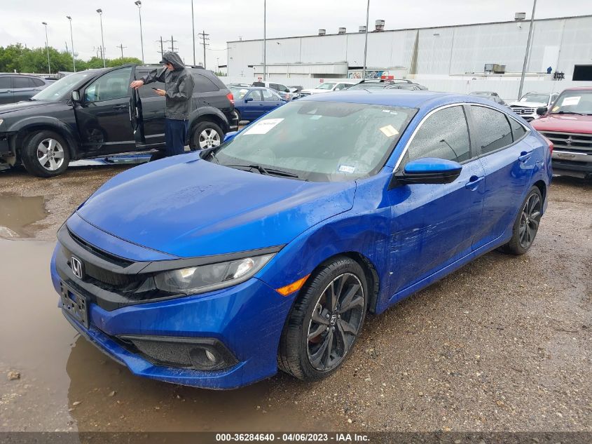 2019 HONDA CIVIC SEDAN SPORT - 2HGFC2F89KH606925