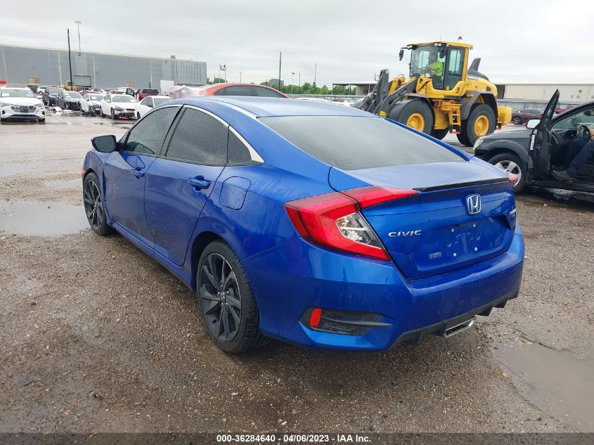 2019 HONDA CIVIC SEDAN SPORT - 2HGFC2F89KH606925