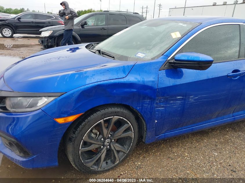 2019 HONDA CIVIC SEDAN SPORT - 2HGFC2F89KH606925