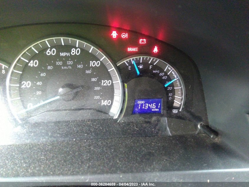2013 TOYOTA CAMRY L/LE/SE/XLE - 4T1BF1FK5DU658848
