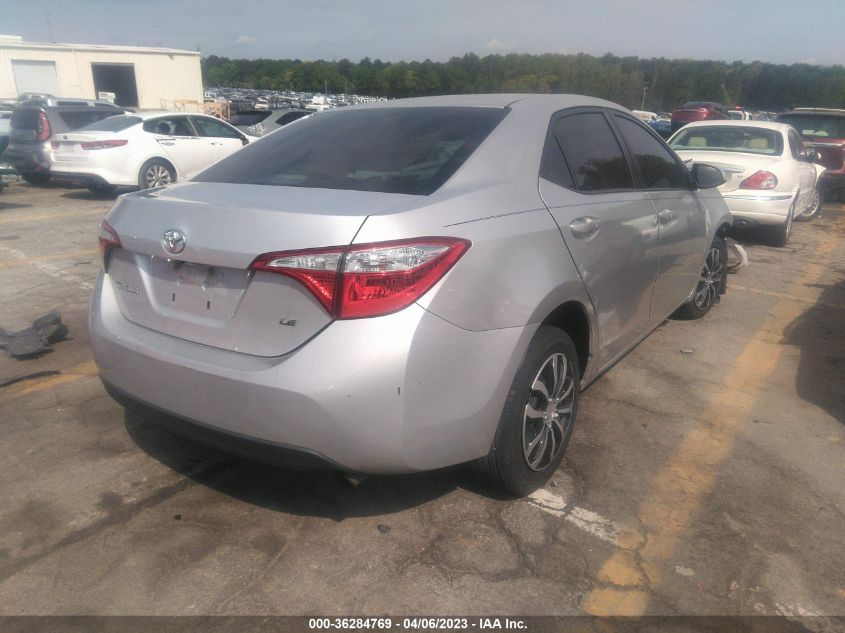 2015 TOYOTA COROLLA L/LE/S/S PLUS/LE PLUS - 2T1BURHE0FC434161